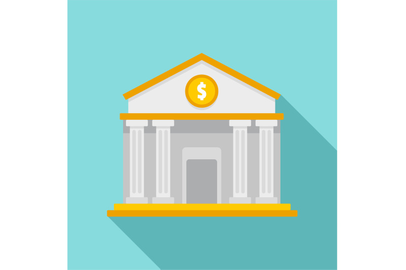 money-bank-icon-flat-style