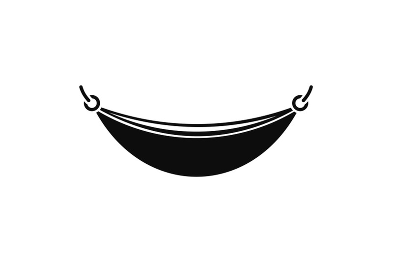 beach-hammock-icon-simple-style