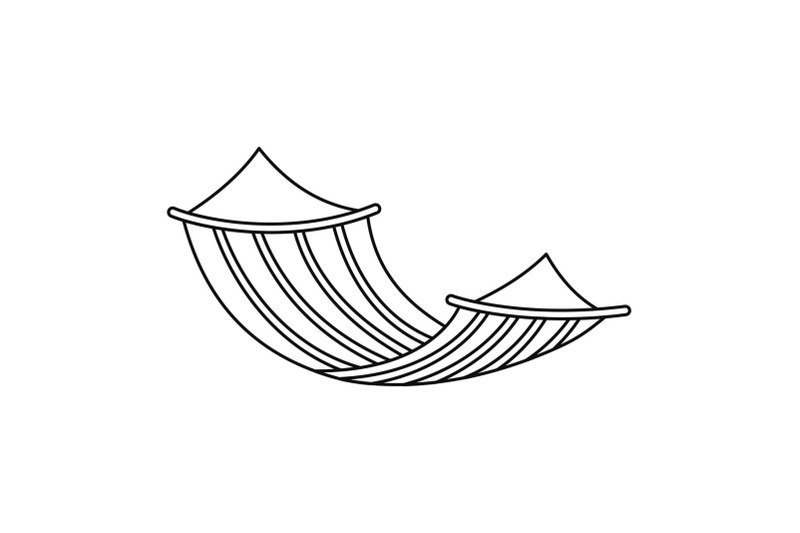 hammock-icon-outline-style