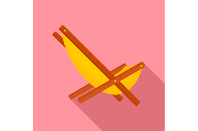 hammock-chair-icon-flat-style