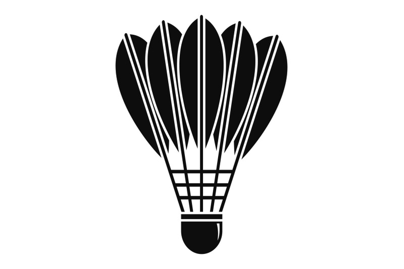 shuttlecock-icon-simple-style