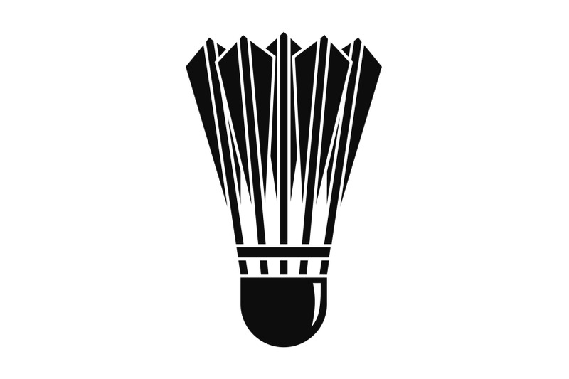 badminton-shuttlecock-icon-simple-style