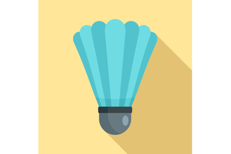 shuttle-birdie-equipment-icon-flat-style