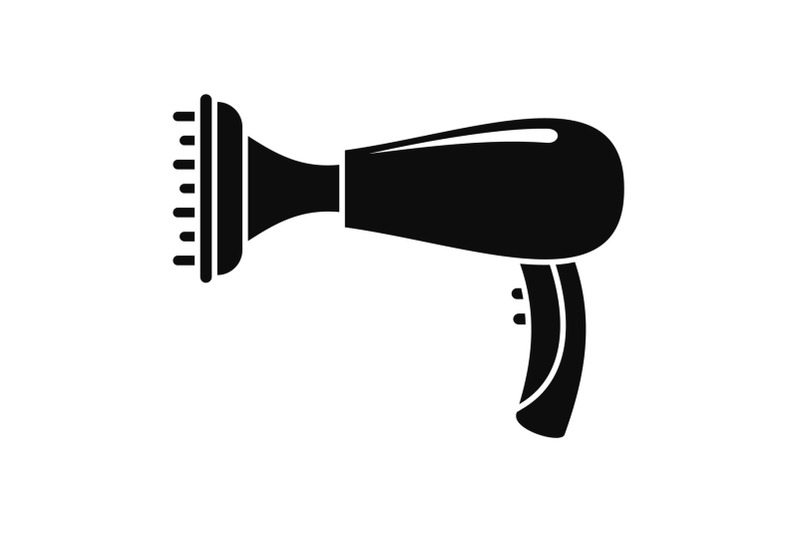 warm-hair-dryer-icon-simple-style