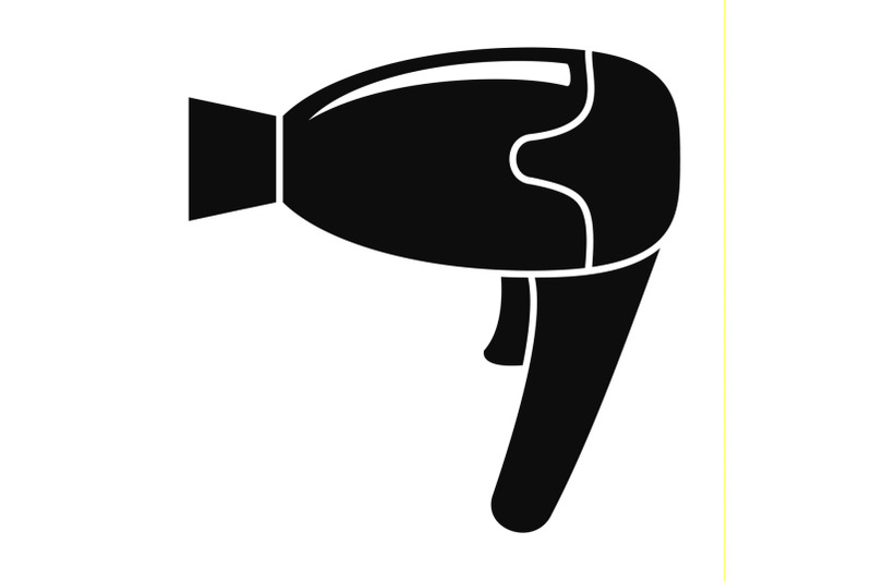 home-hair-dryer-icon-simple-style