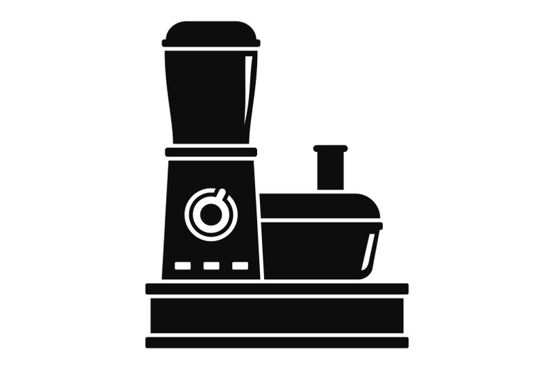 food-processor-icon-simple-style