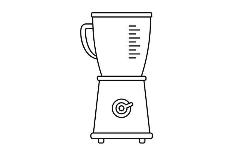 food-blender-icon-outline-style