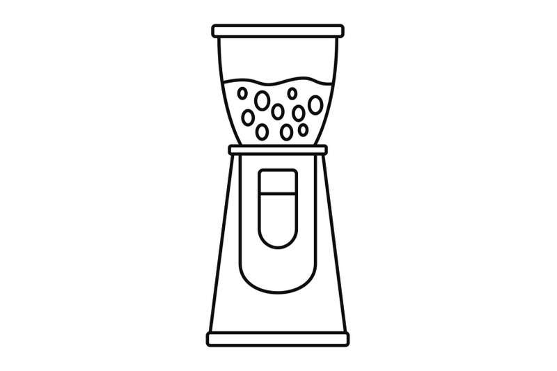 electric-coffee-grinder-icon-outline-style
