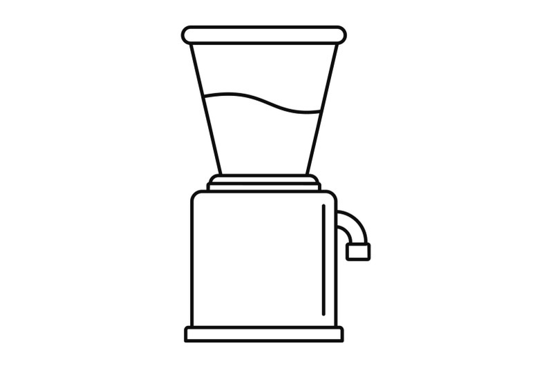 modern-coffee-grinder-icon-outline-style