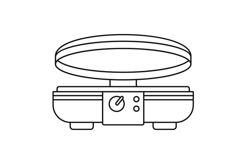 modern-waffle-maker-icon-outline-style