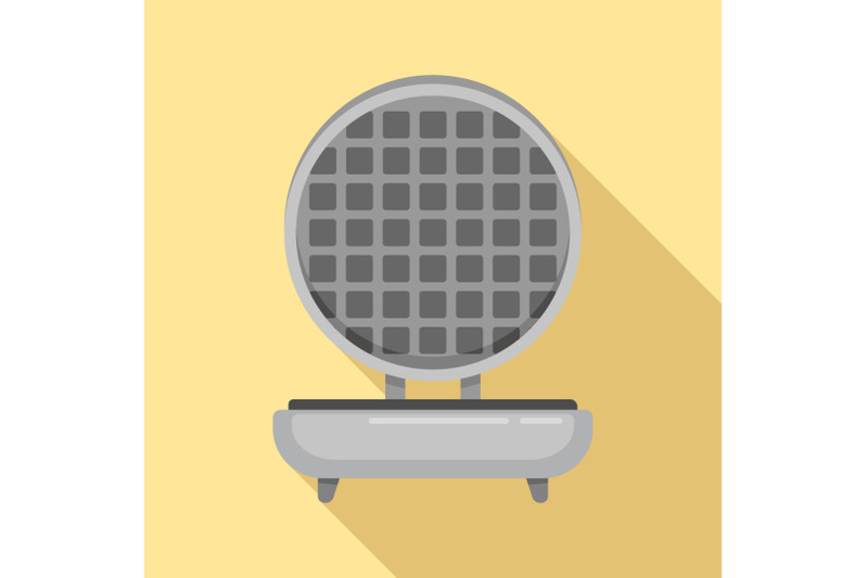 waffle-maker-icon-flat-style