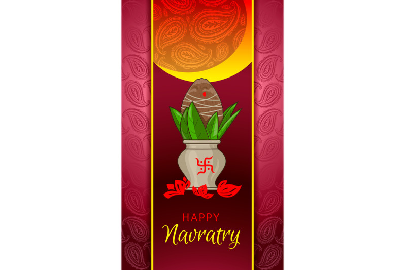 happy-navratry-concept-banner-cartoon-style