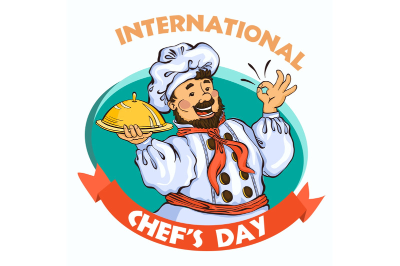 chef-day-concept-background-cartoon-style