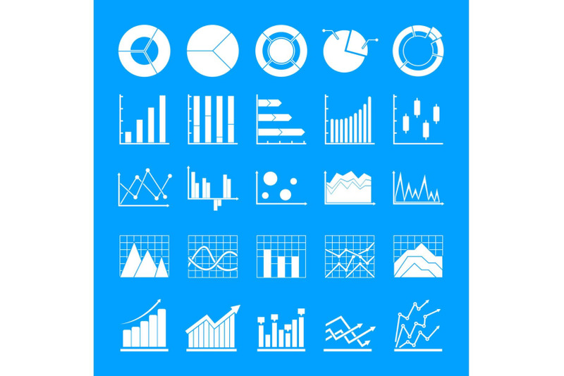 chart-diagram-icon-set-simple-style
