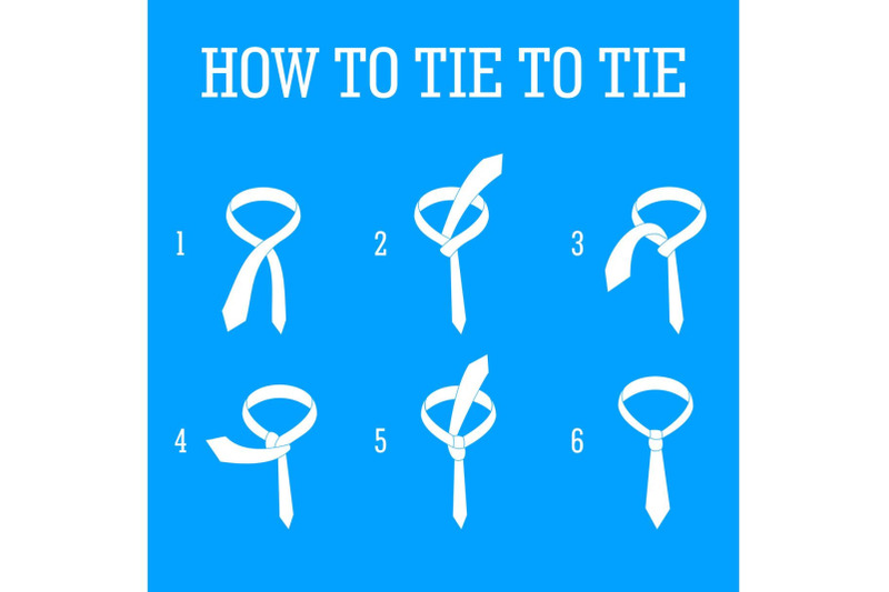 men-tie-infographic-simple-style