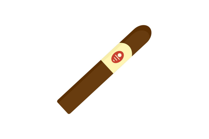 royale-cigar-of-cuba-icon-flat-style