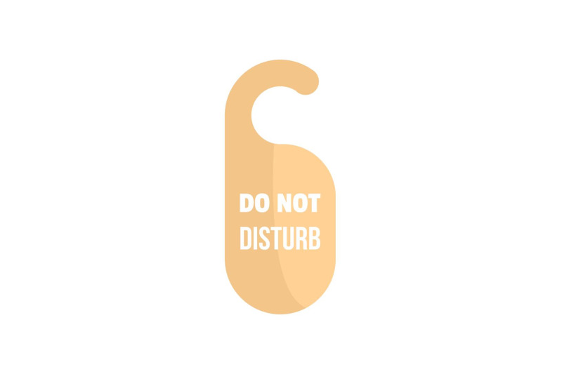 do-not-disturb-hotel-tag-icon-flat-style