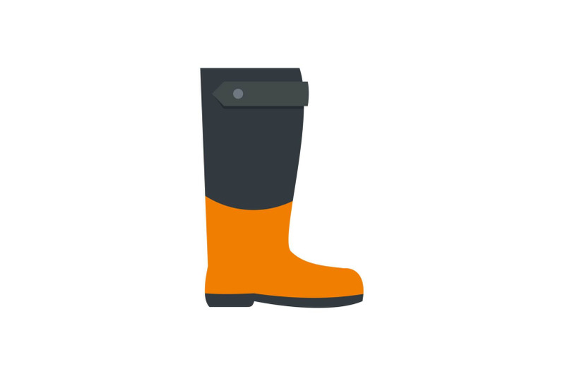 garden-boot-icon-flat-style