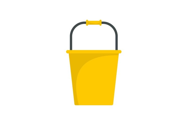 garden-bucket-icon-flat-style