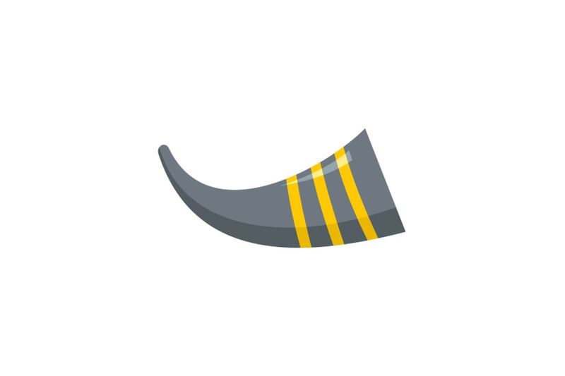 corn-trumpet-song-instrument-icon-flat-style
