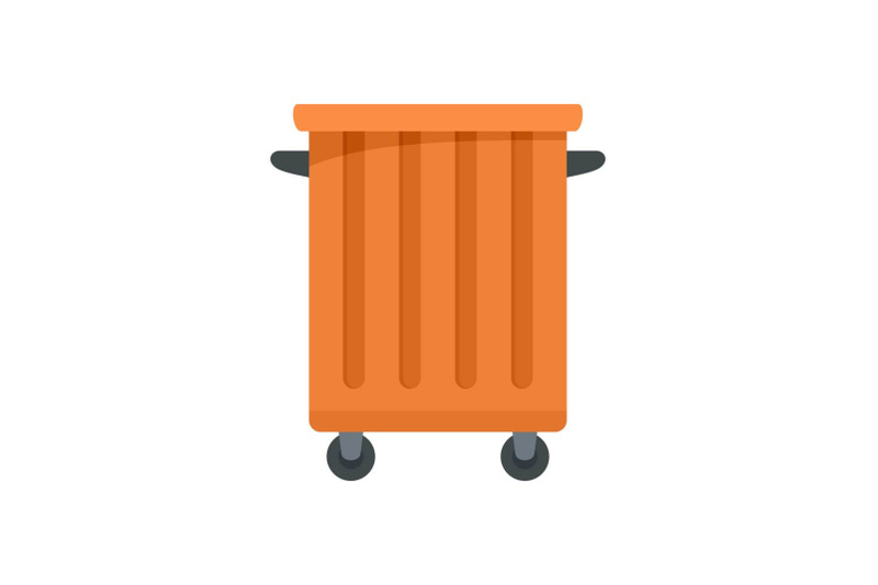 commercial-trash-container-icon-flat-style