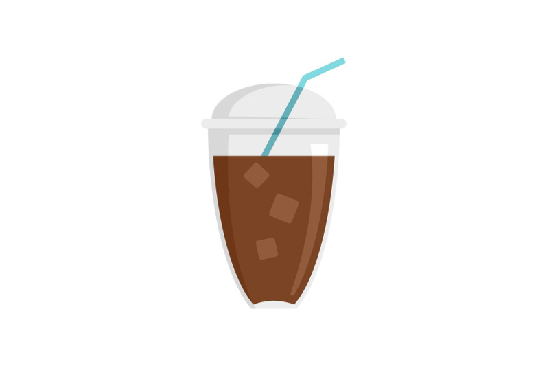 ice-coffee-icon-flat-style