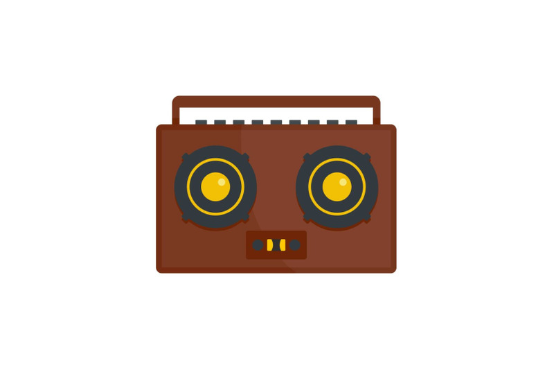 boombox-icon-flat-style