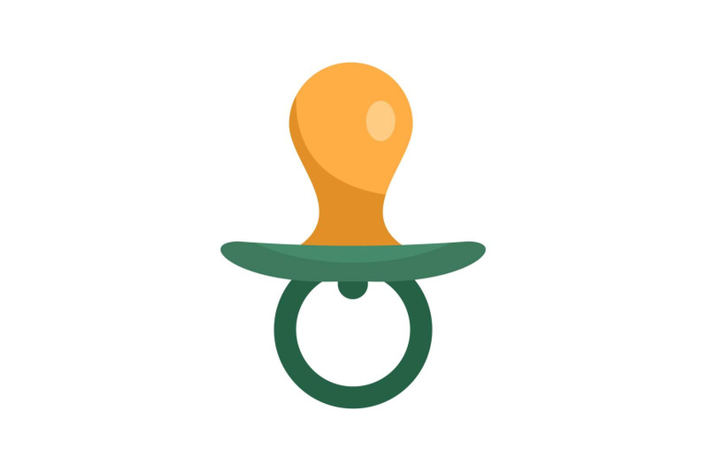 silicone-nipple-icon-flat-style