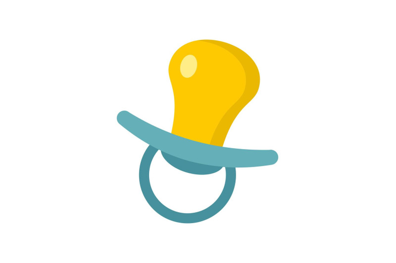 nipple-toy-icon-flat-style