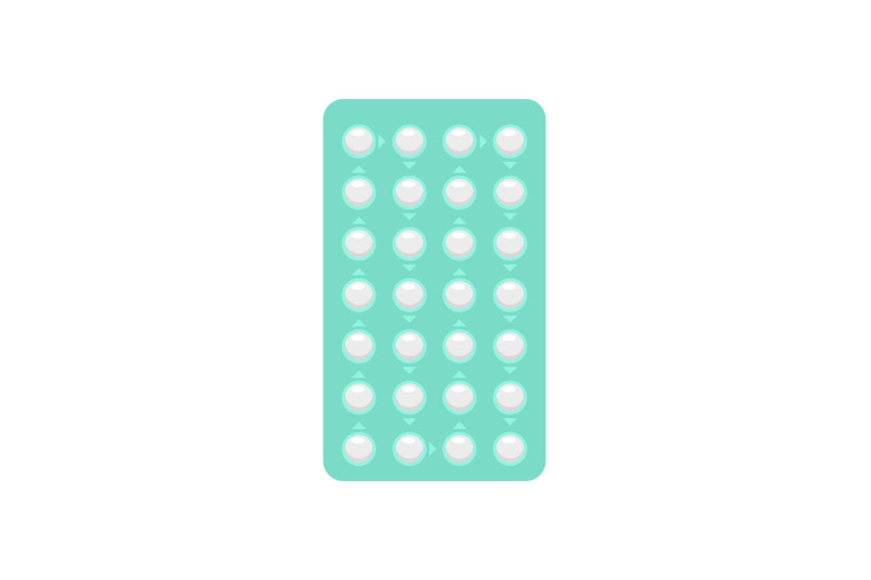 contraceptive-pills-pack-icon-flat-style