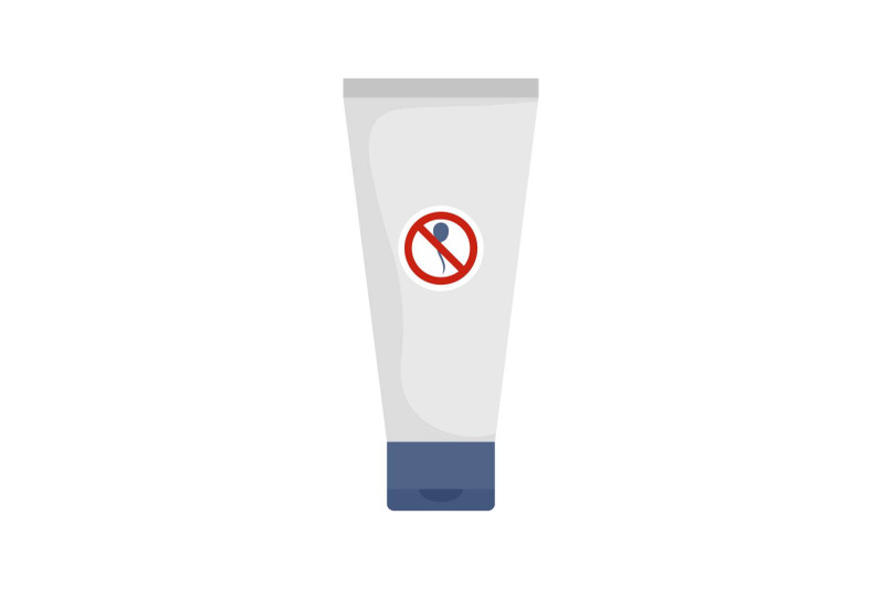 spermicide-tube-icon-flat-style