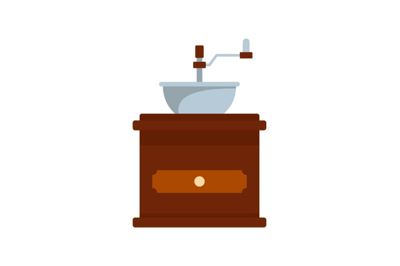 coffee-mill-icon-flat-style