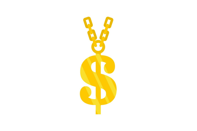 gold-dollar-symbol-icon-flat-style