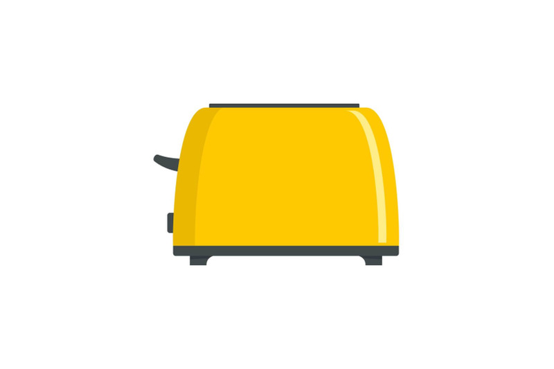 old-toaster-icon-flat-style
