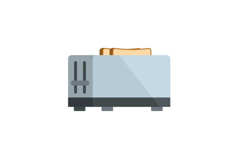 kitchen-toaster-icon-flat-style