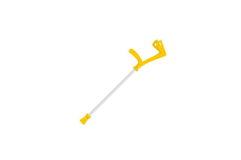 elbow-crutch-icon-flat-style