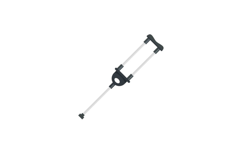 medical-crutch-icon-flat-style