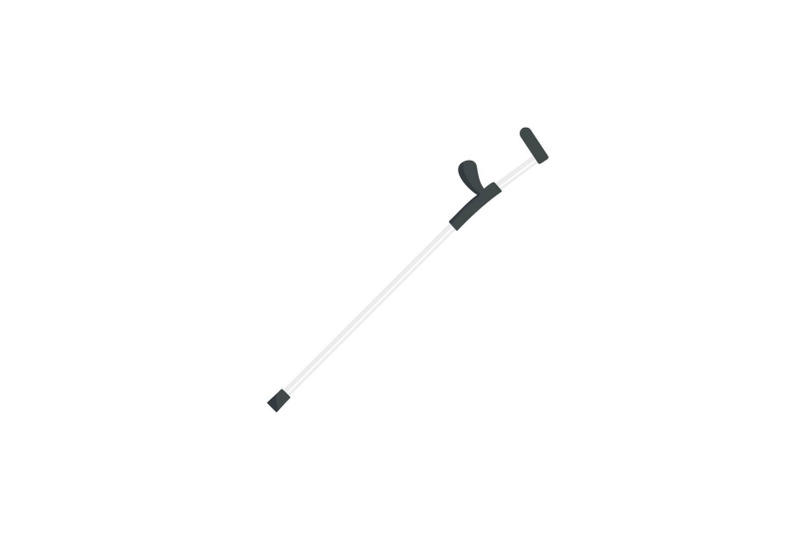 modern-walking-stick-icon-flat-style