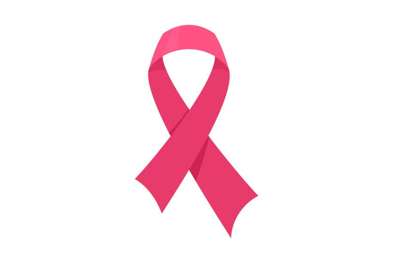 pink-cancer-ribbon-icon-flat-style