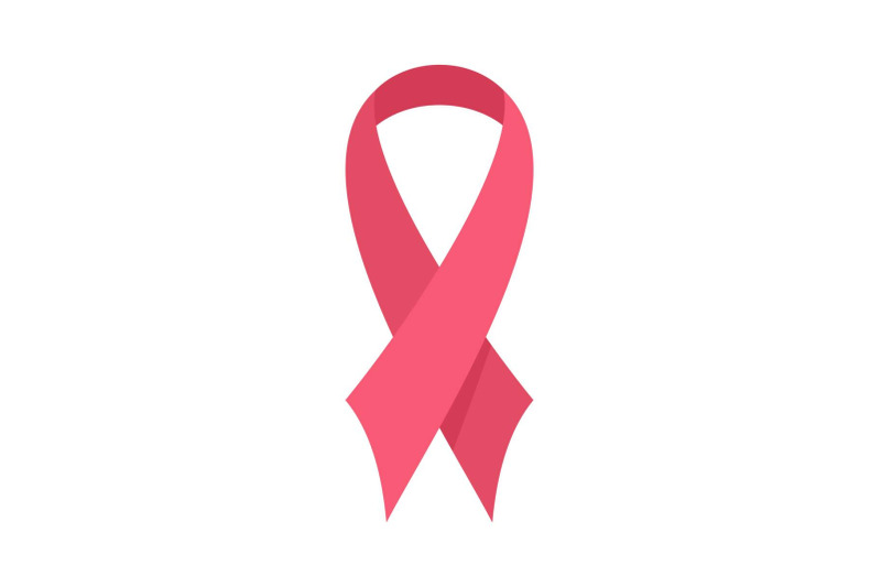 breast-cancer-ribbon-icon-flat-style