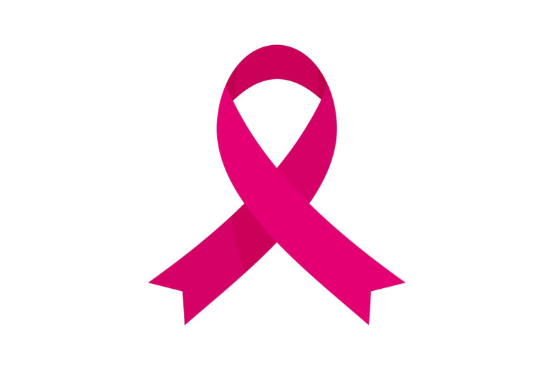 pink-ribbon-support-breast-cancer-icon-flat-style