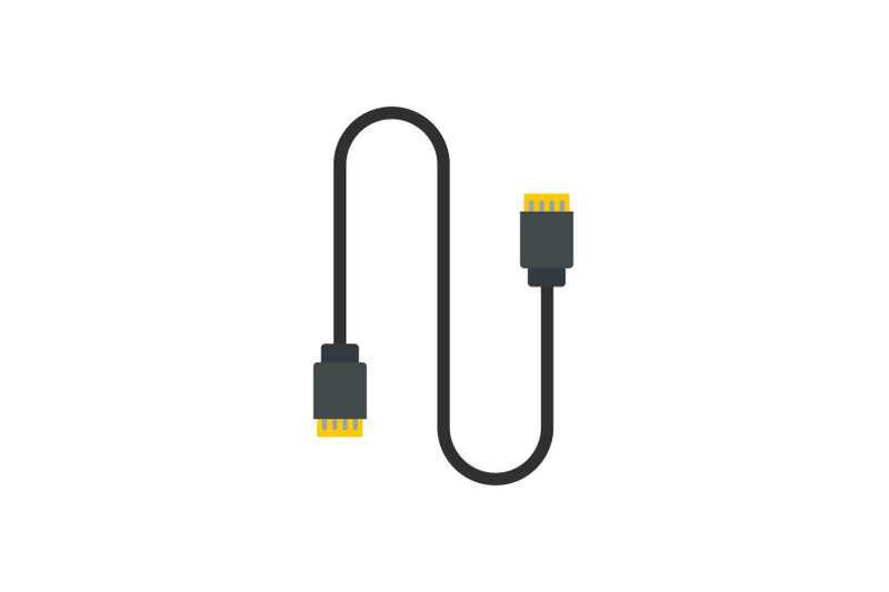 charging-vape-cable-icon-flat-style