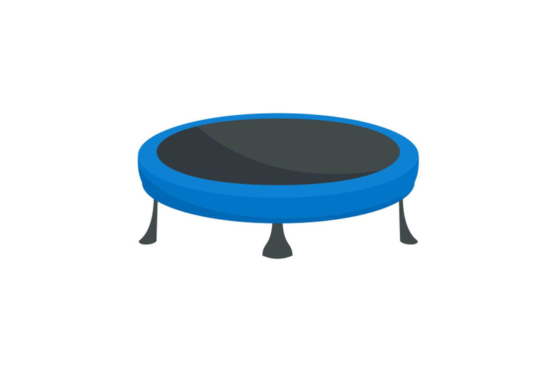trampoline-icon-flat-style