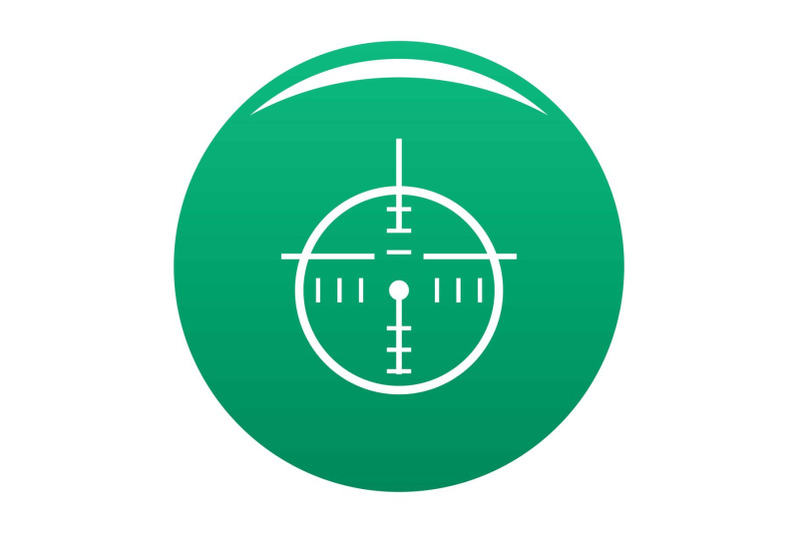 police-radar-icon-vector-green