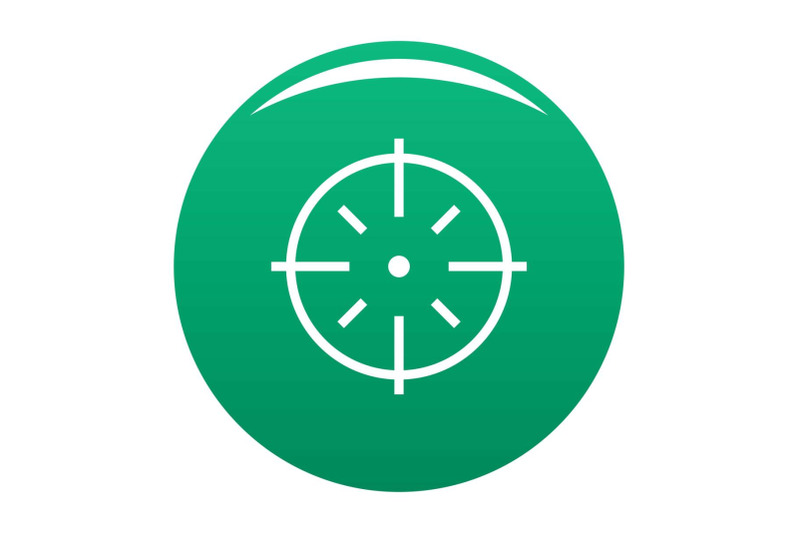 specific-target-icon-vector-green
