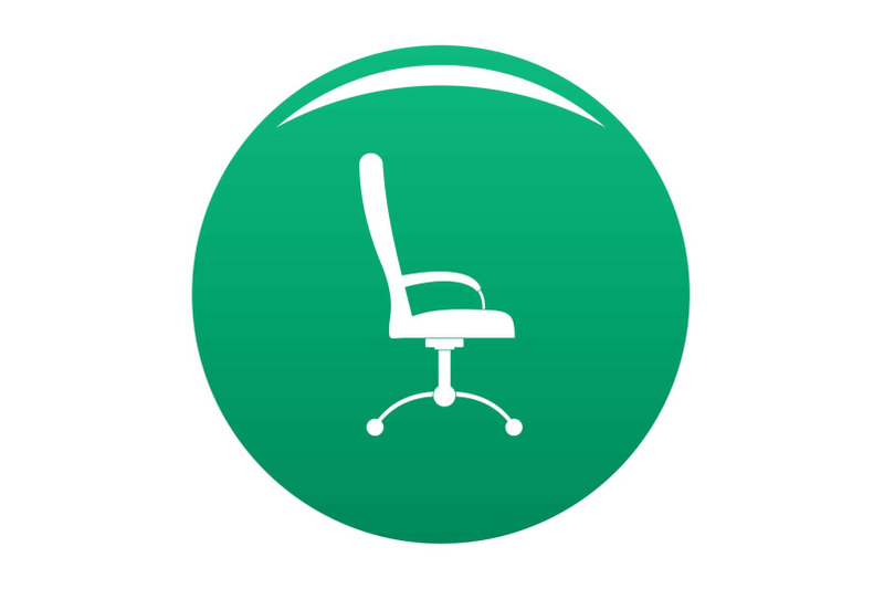 massage-chair-icon-vector-green