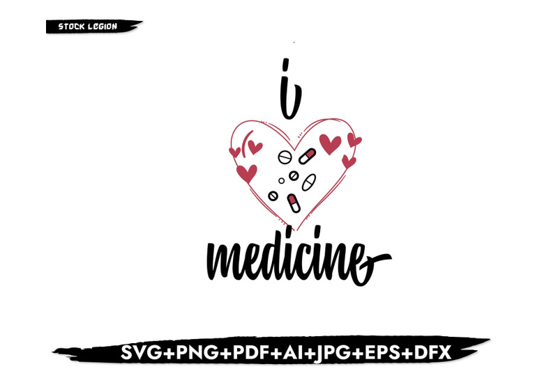 i-love-medicine-svg
