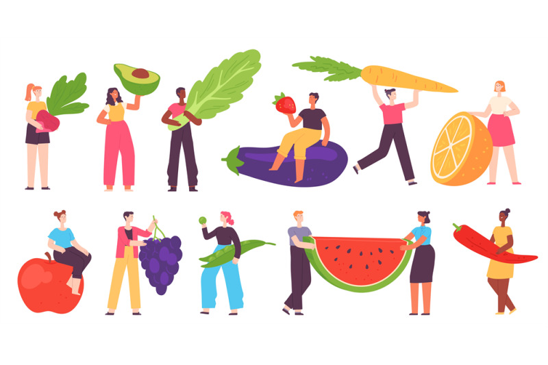 tiny-people-with-healthy-food-man-and-woman-carry-vegetable-and-fruit