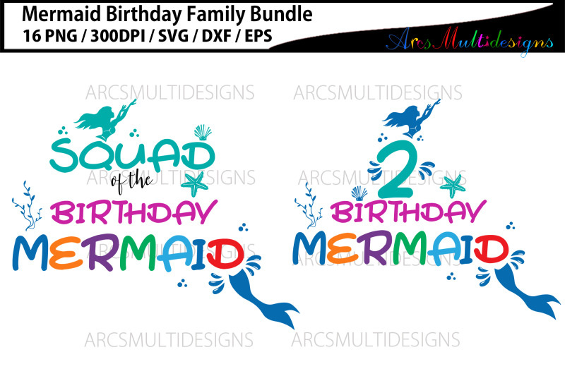 mermaid-birthday-family-bundle