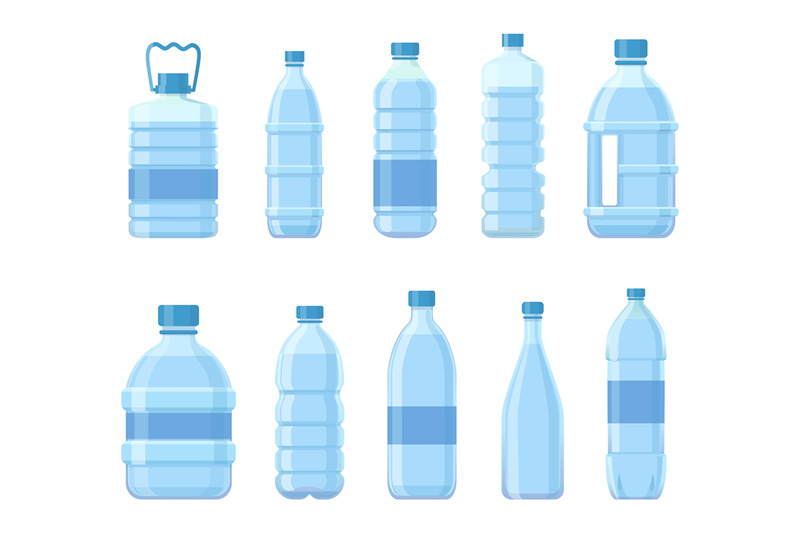 cartoon-plastic-bottles-with-water-drinks-packages-pet-containers-fo